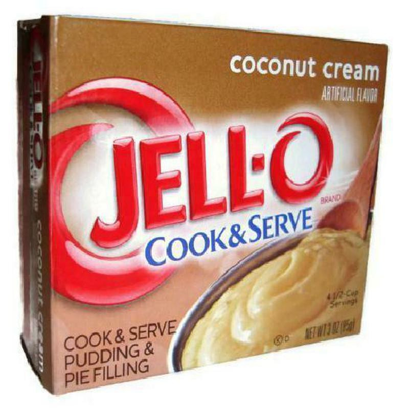 Microwave Coconut Cream Pie
 Jello Coconut Cream Cook & Serve Pudding & Pie Filling