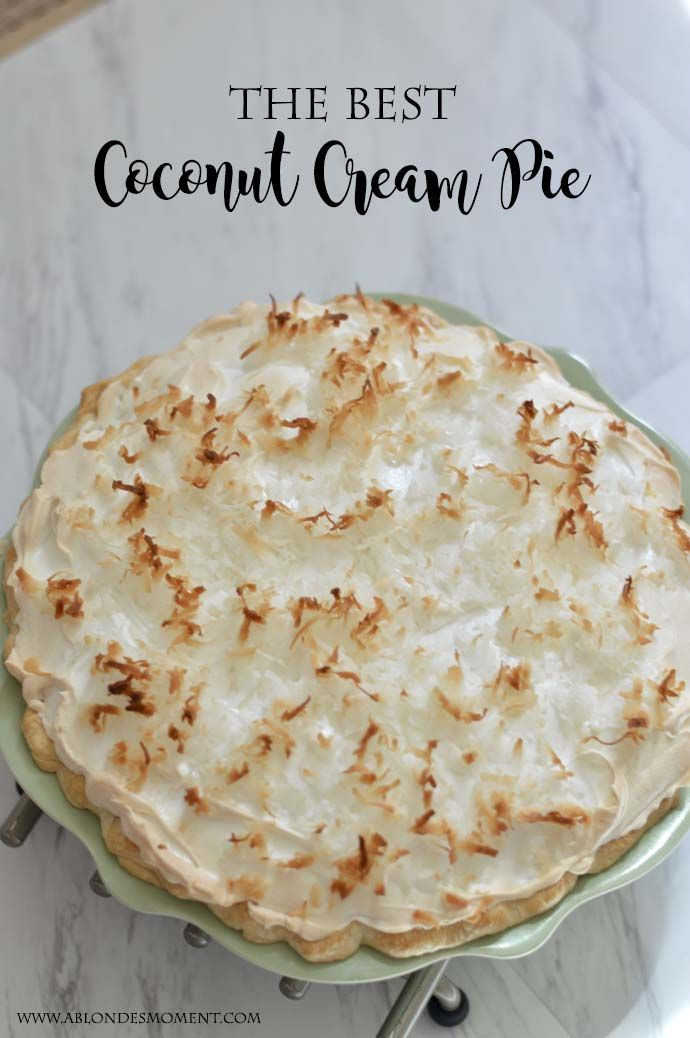Microwave Coconut Cream Pie
 Coconut Cream Pie Recipe