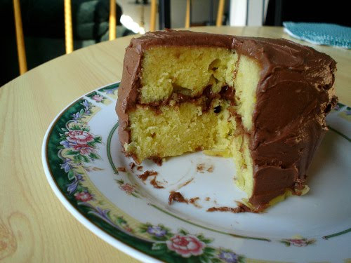 Microwave Yellow Cake
 Monster Sweet Tooth Microwave Yellow Mug Cake