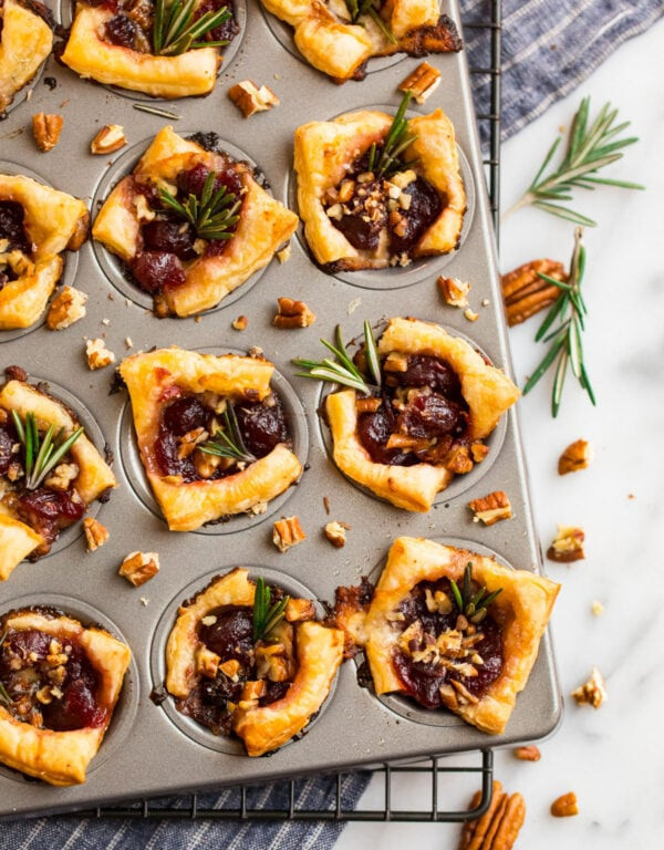 Mini Brie Puff Pastry Appetizers
 Brie Bites