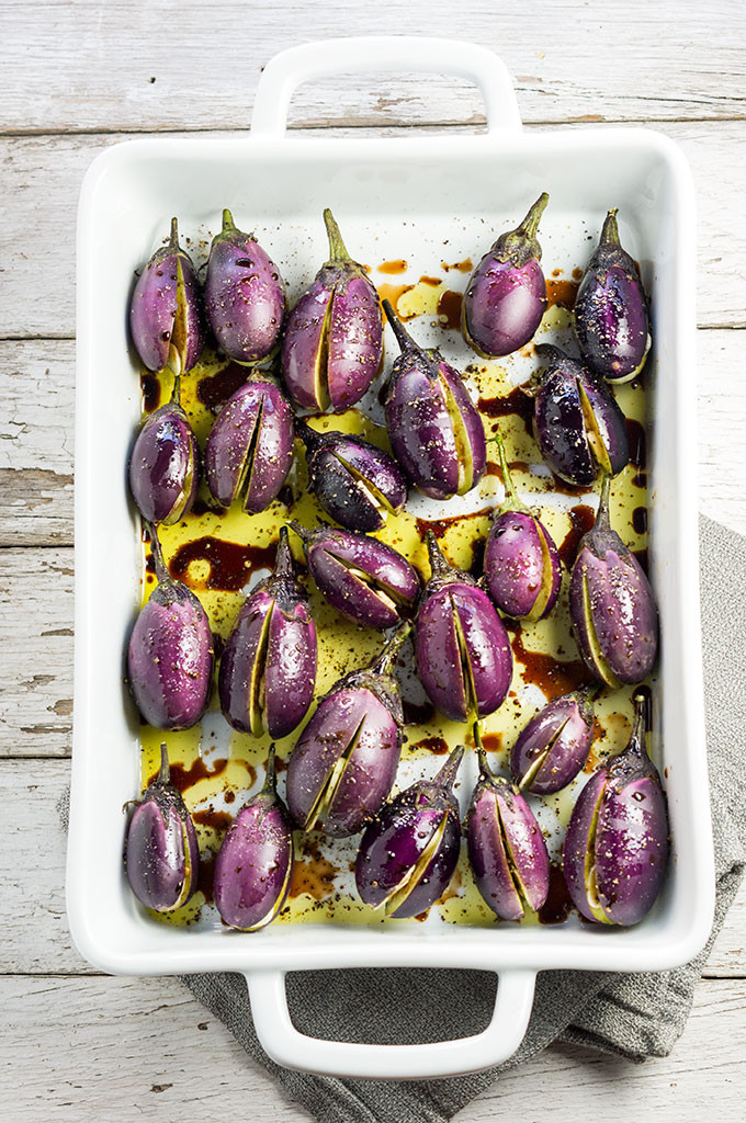 Mini Eggplant Recipes
 Roasted Mini Eggplants Recipe Bound By Food