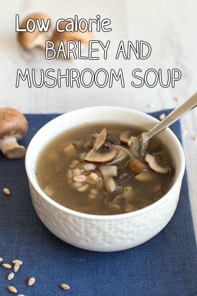 Mushroom Barley Soup Calories
 calories in mushroom barley soup