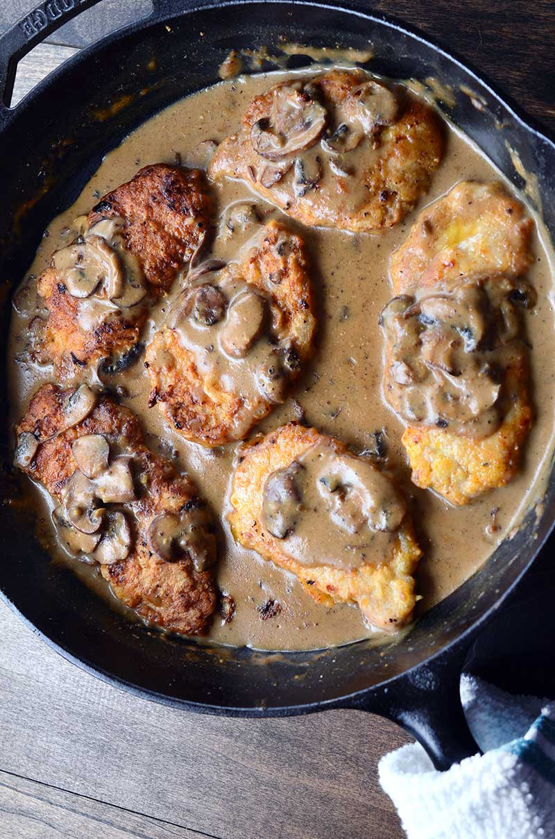 Mushroom Gravy Pork Chops
 Pan Fried Pork Chops with Mushroom Gravy Life s Ambrosia