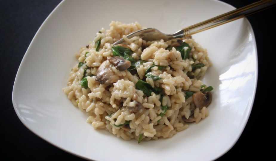 Mushroom Spinach Risotto
 How To Make Delicious Mushroom Spinach Risotto In The
