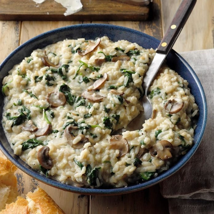 Mushroom Spinach Risotto
 Mushroom & Spinach Risotto Recipe How to Make It