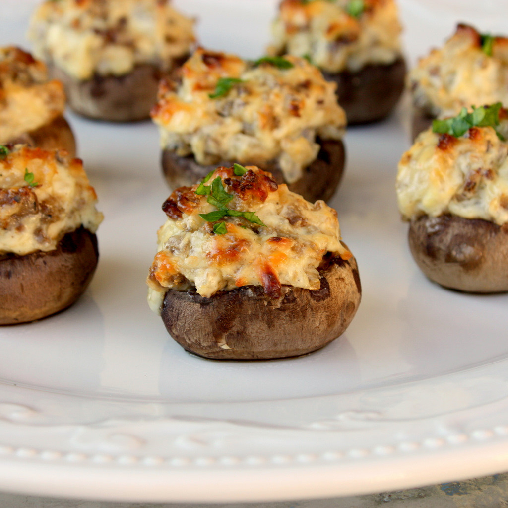 Mushrooms Appetizer Recipe
 Stuffed Mushrooms Appetizer The Girl Who Ate Everything