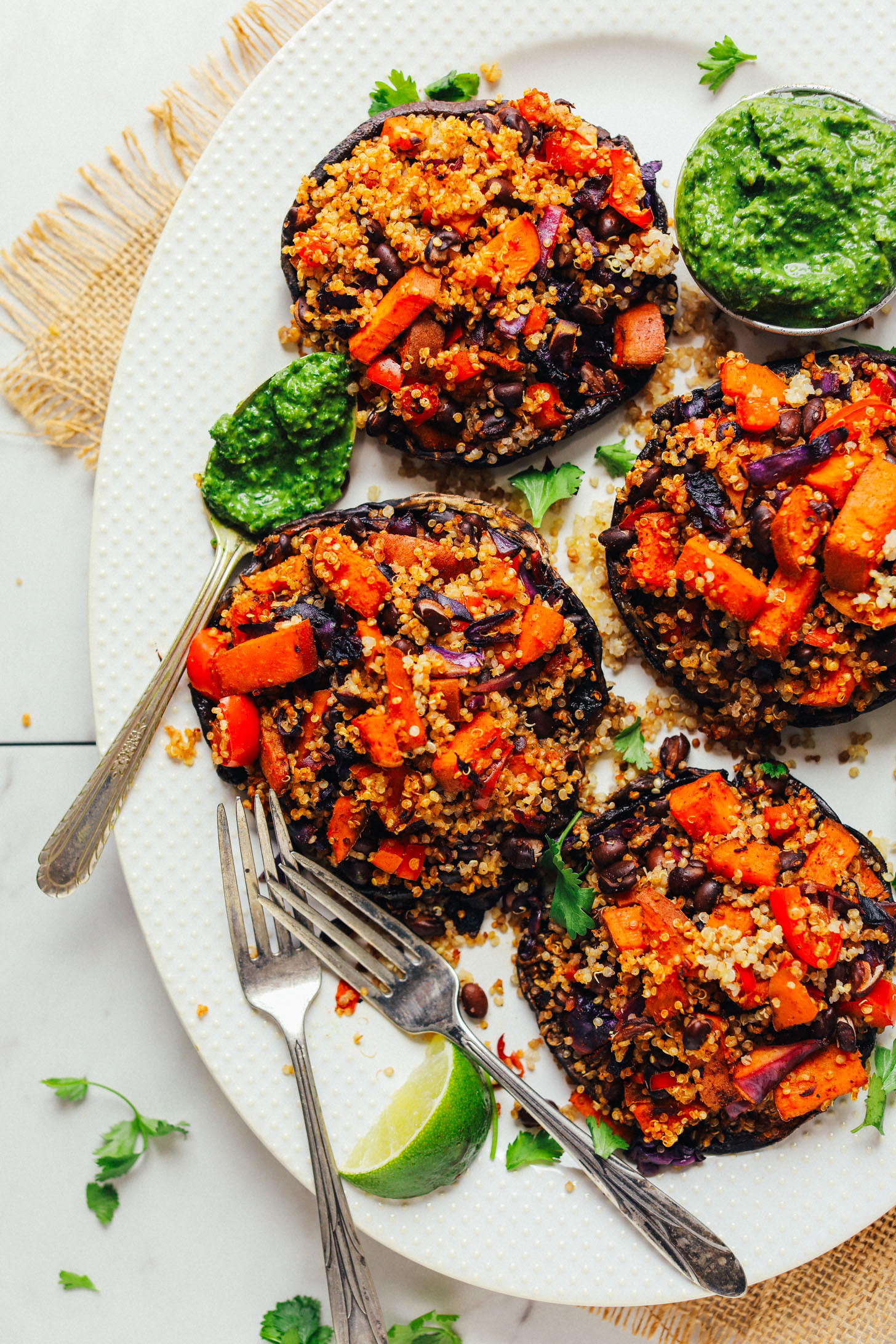 Mushrooms Vegetarian Recipes
 Quinoa & Ve able Stuffed Mushrooms