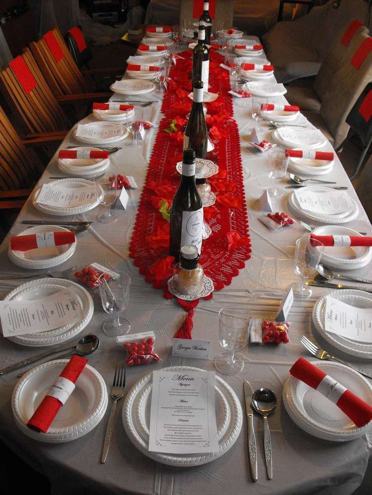 Mystery Dinner Ideas
 Black Red and White Formal Murdery Mystery Party Ideas