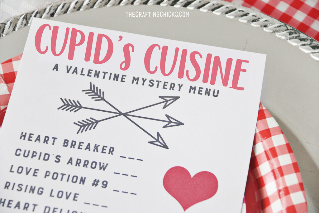 Mystery Dinners For Kids
 Cupid s Cuisine Valentine s Day Menu The Crafting Chicks