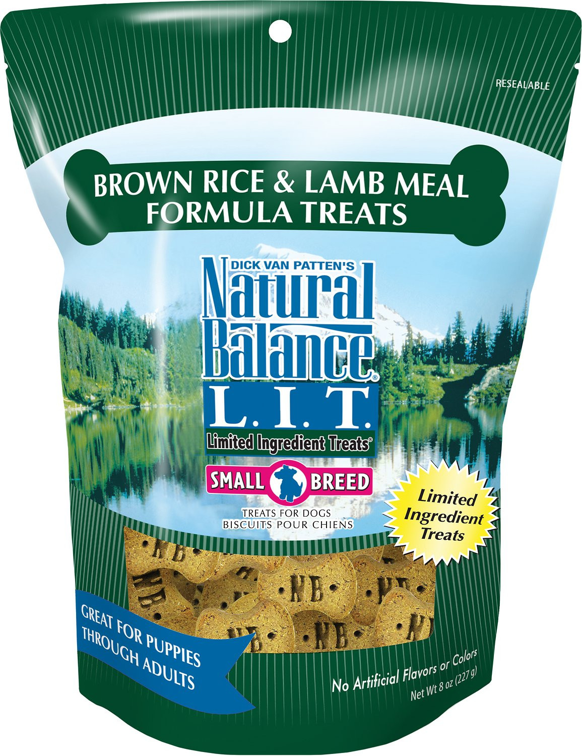 Natural Balance Lamb And Brown Rice
 Natural Balance L I T Limited Ingre nt Treats Brown