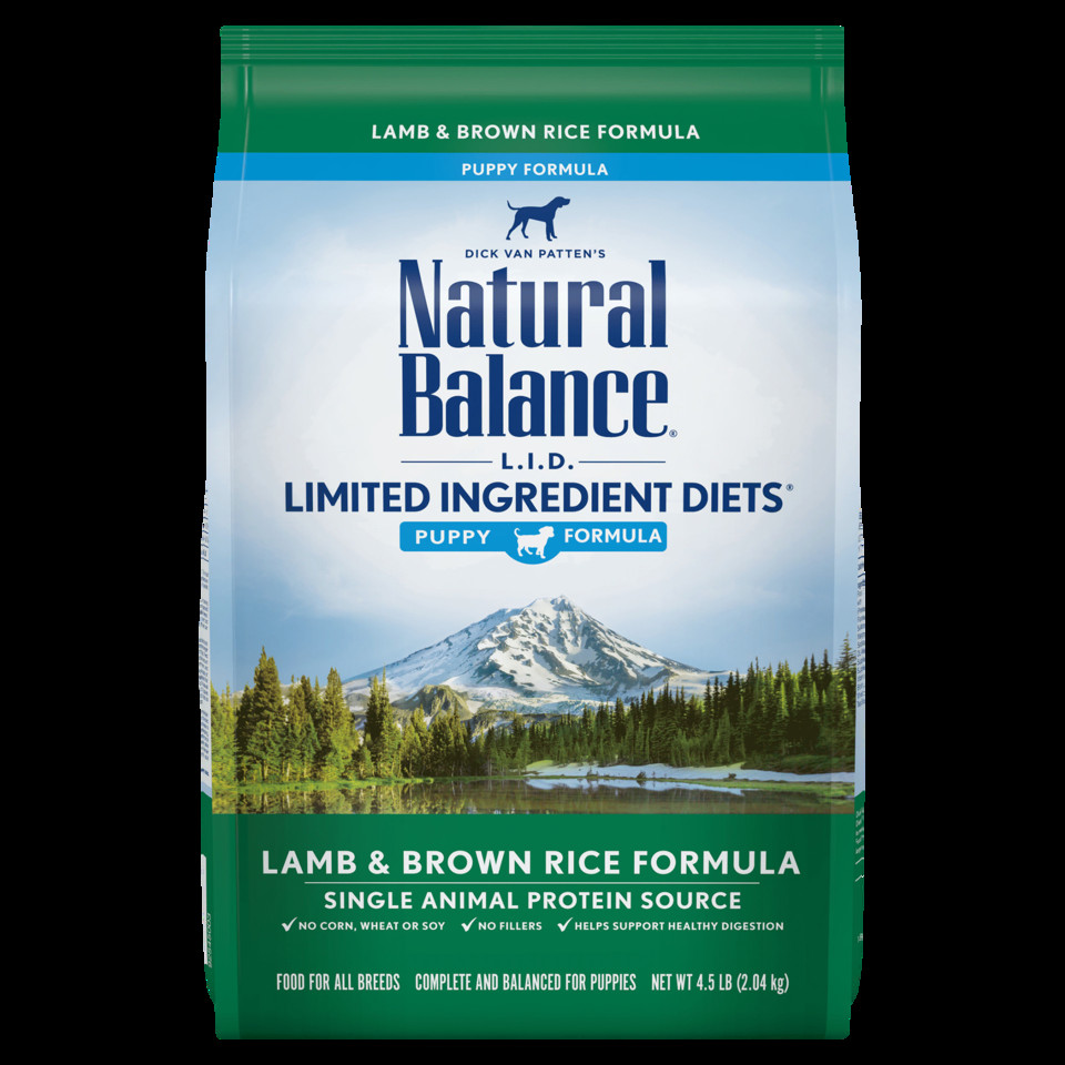 Natural Balance Lamb And Brown Rice
 Limited Ingre nt Diets Grain Free Lamb & Brown Rice