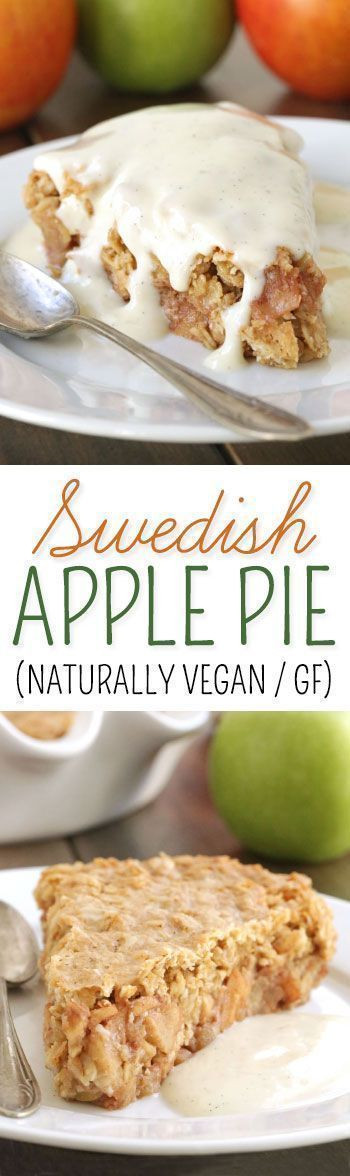 Naturally Gluten Free Desserts
 Quick and Easy Swedish Apple Pie naturally gluten free