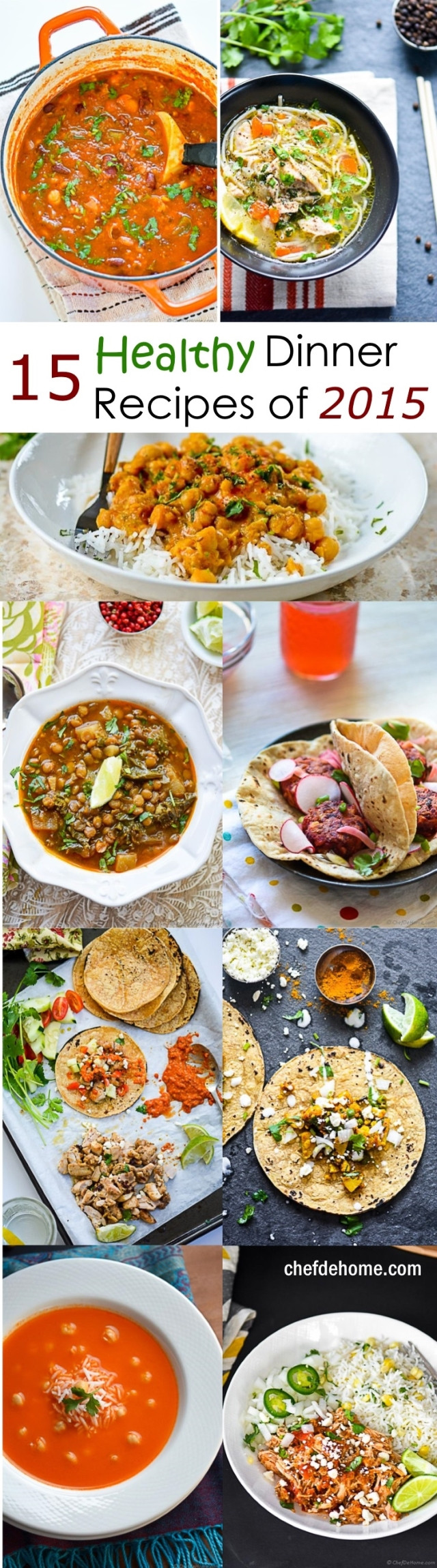 New Year Dinner Ideas
 15 Top Healthy Dinner Recipes for New Year Meals