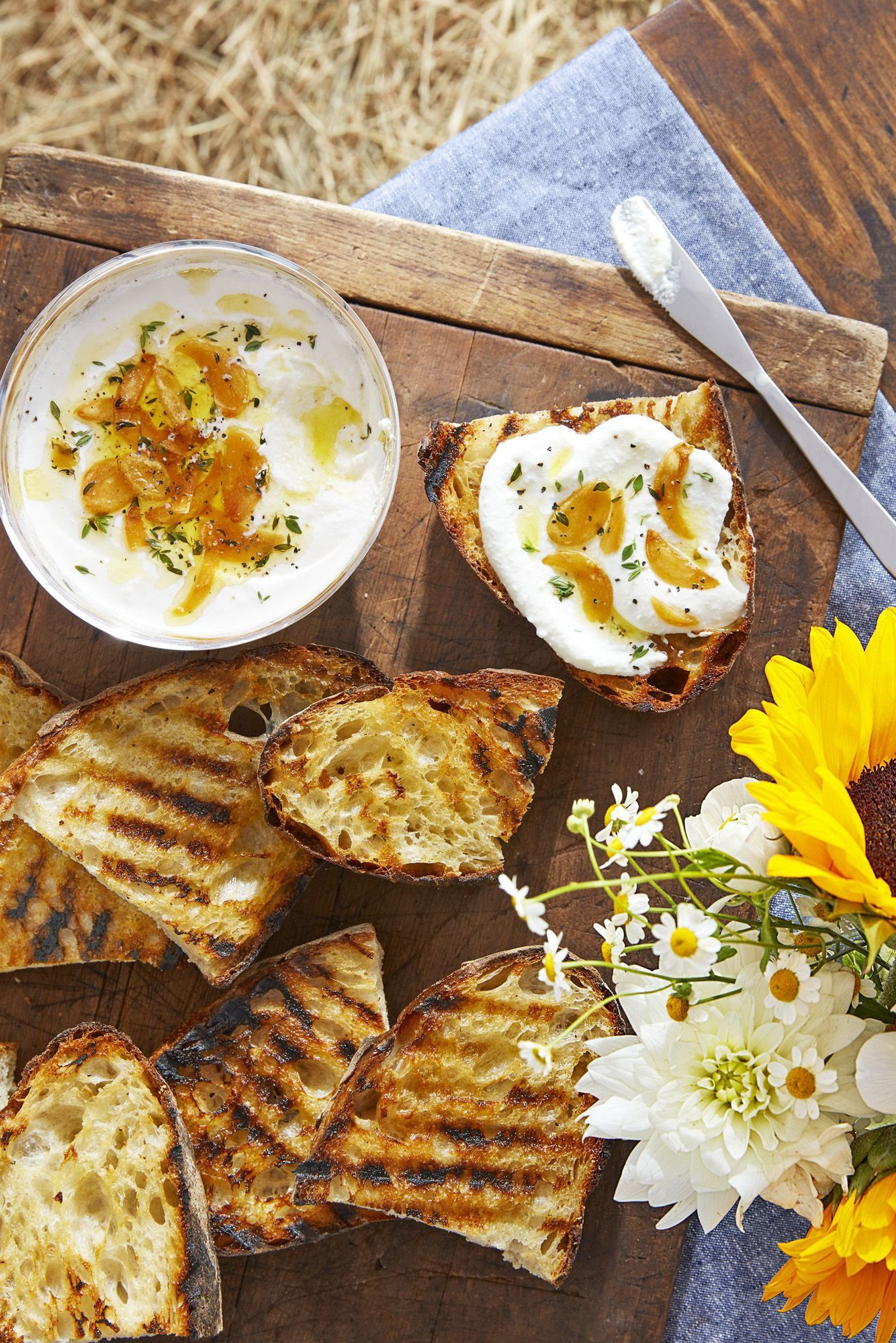 New Years Eve Side Dishes
 Whipped Ricotta and Grilled Bread