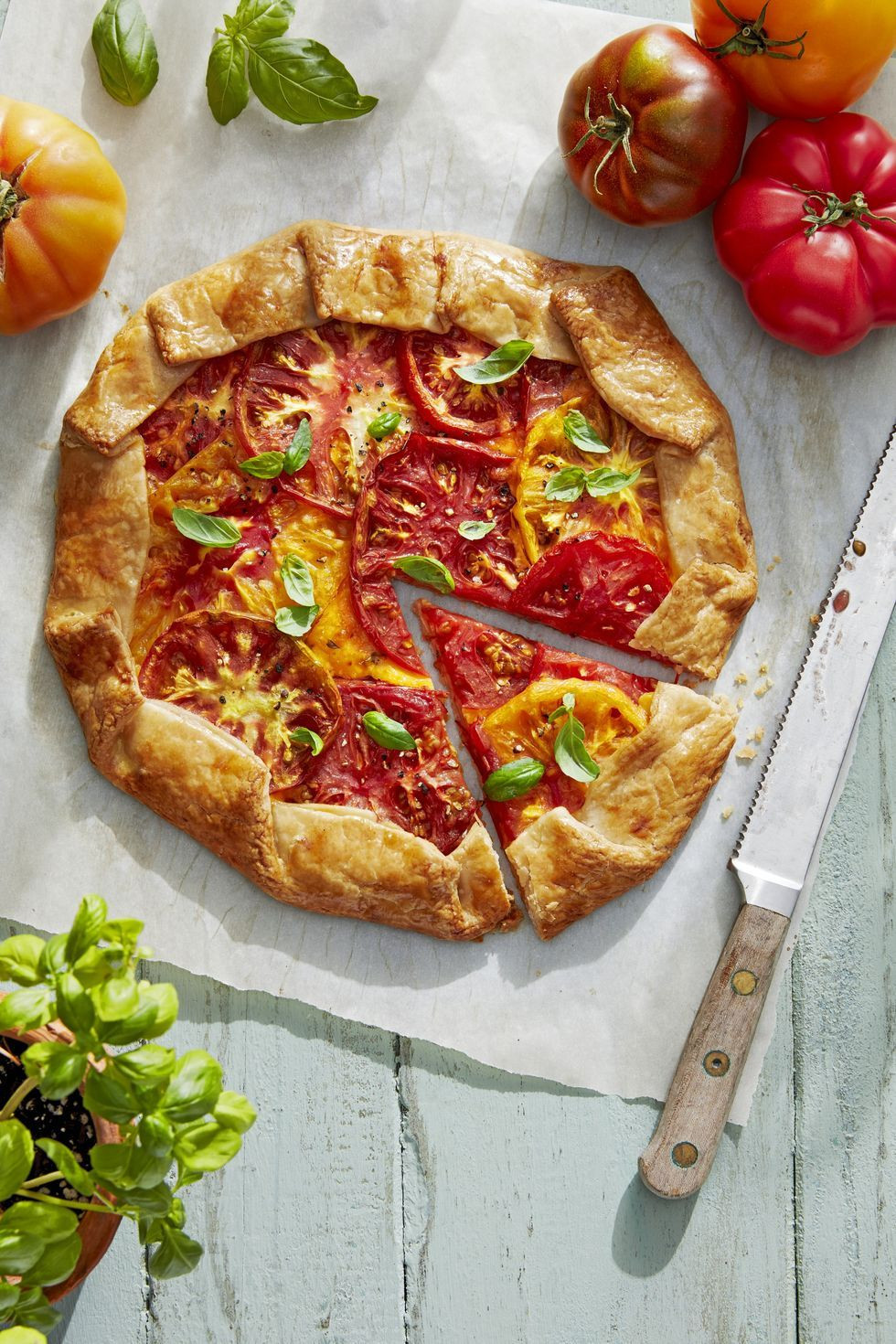New Years Eve Side Dishes
 Rustic Tomato Galette Recipe