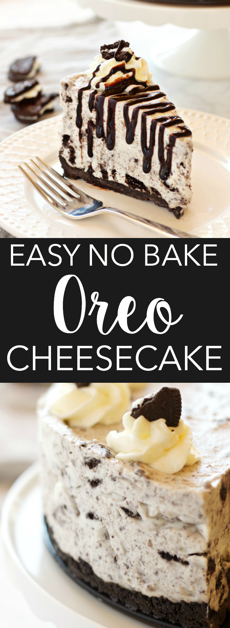 No Bake Oreo Cheesecake Recipe
 Easy No Bake Oreo Cheesecake The Busy Baker