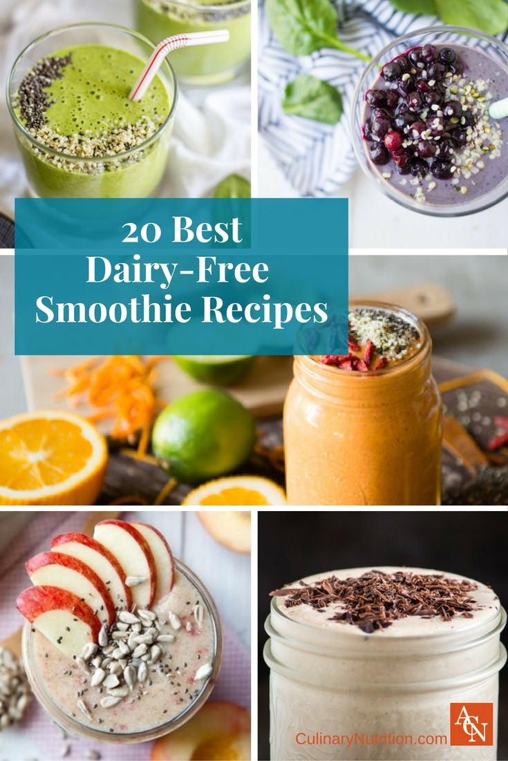 No Dairy Smoothies
 20 Best Dairy Free Smoothie Recipes