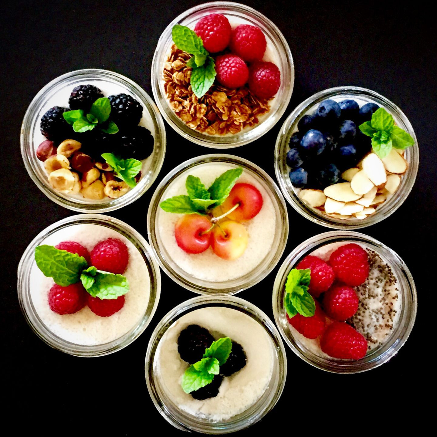 No Dairy Smoothies
 Instant Pot Non dairy Yogurt with fruit on the bottom