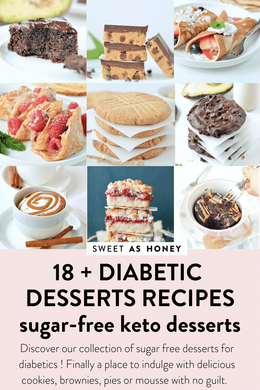 No Sugar Desserts For Diabetics
 30 Sugar Free Dessert Recipes for Diabetics Sweetashoney
