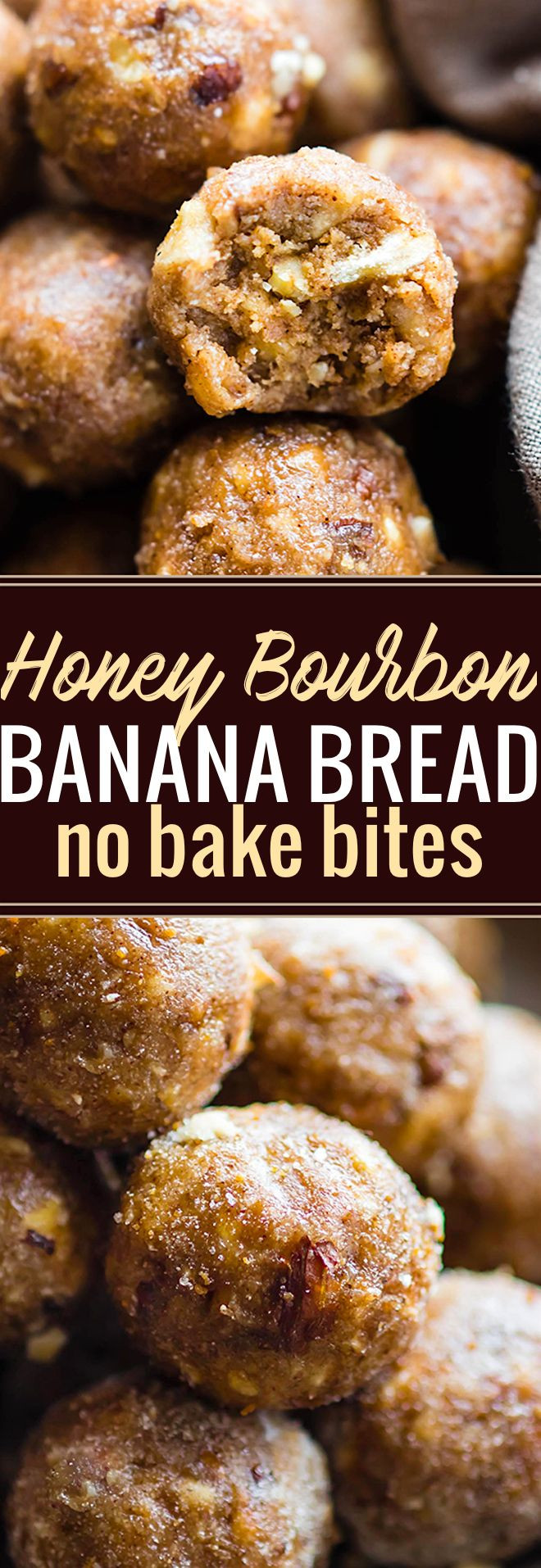 Non Dairy Banana Bread
 No Bake Honey Bourbon Banana Bread Bites Gluten Free