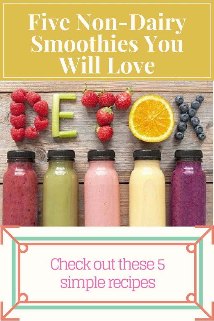 Non Dairy Smoothie Recipes
 Five Non Dairy Smoothies You Will Love
