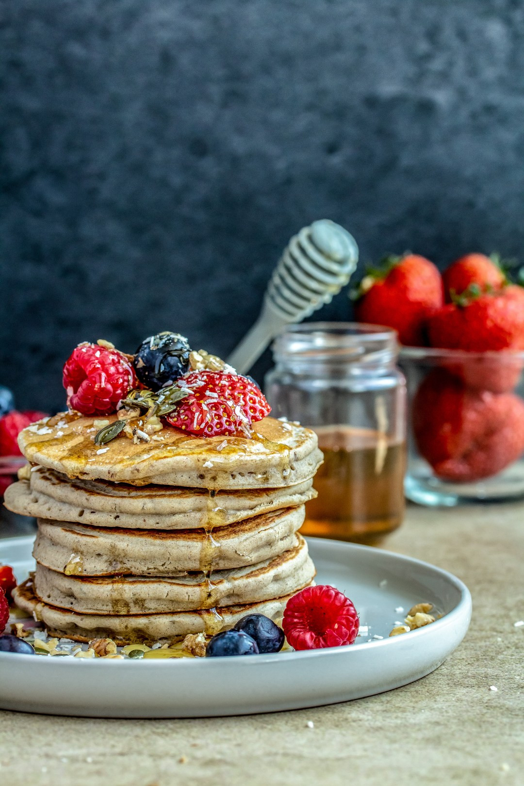 Oat Flour Pancakes Vegan
 Basic Vegan Buckwheat Oat Pancakes – Peachy Palate