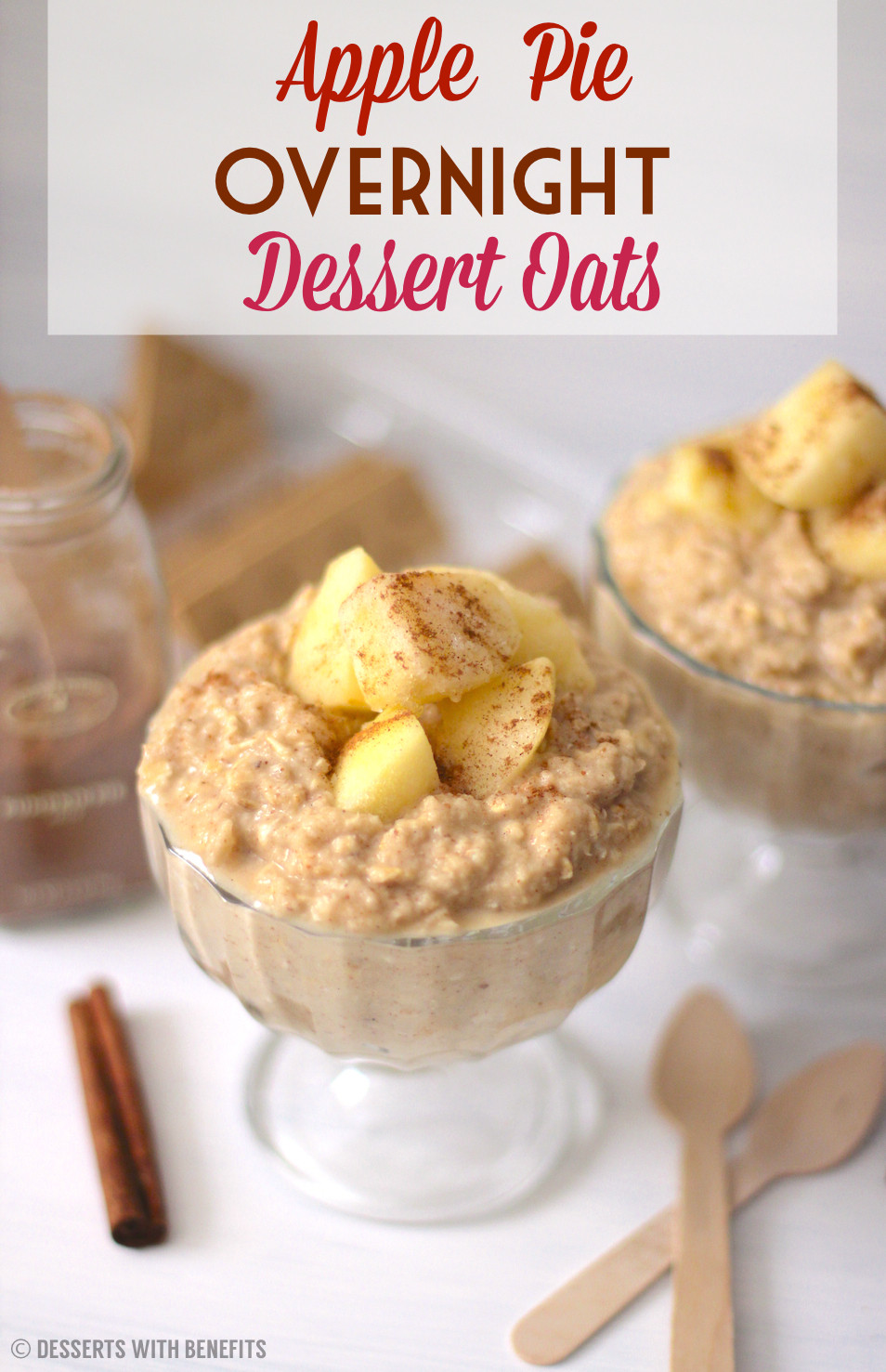 Oatmeal Dessert Recipe
 Healthy Apple Pie Overnight Dessert Oats GF V