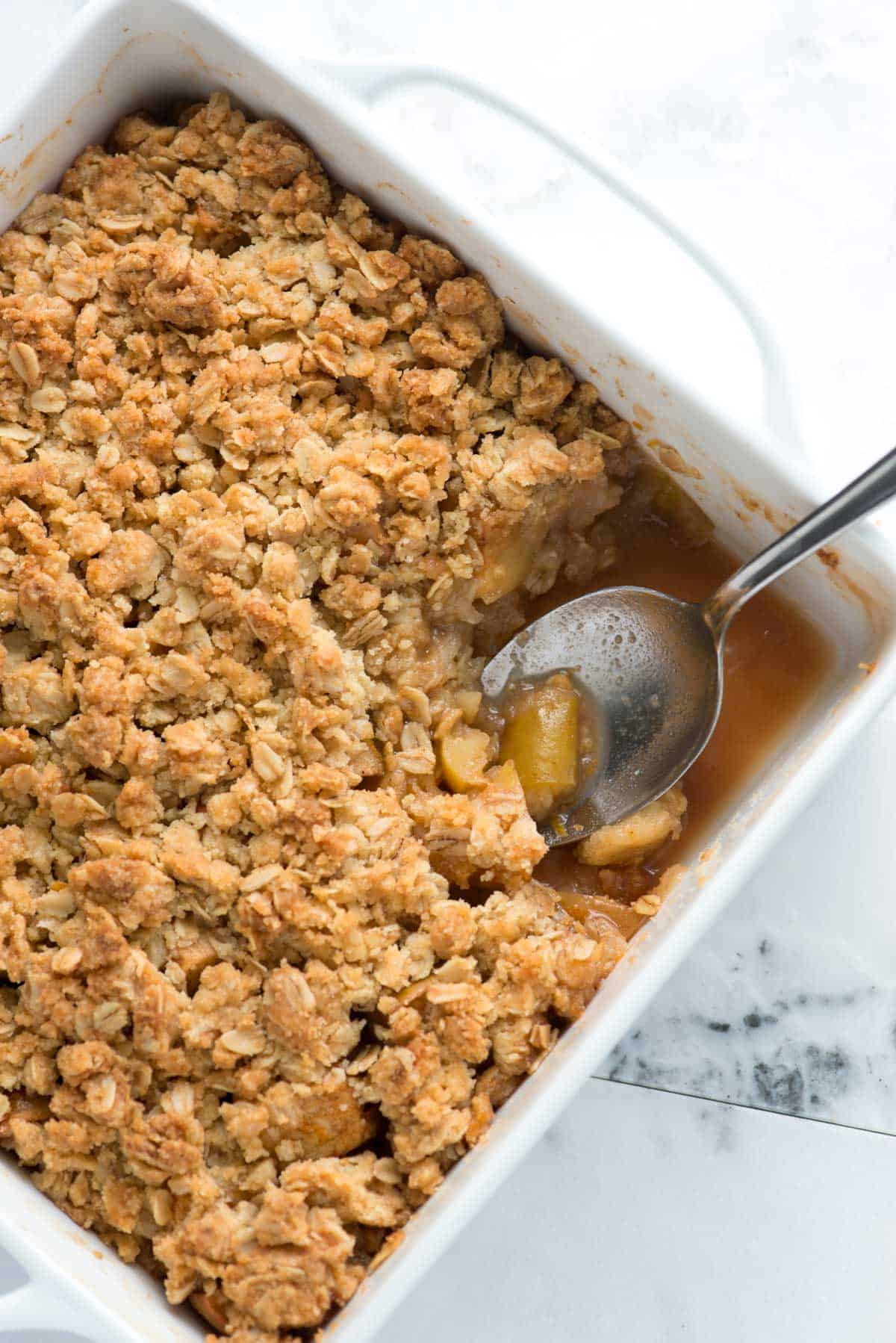 Oatmeal Dessert Recipe
 Easy Apple Crisp Recipe with Oats
