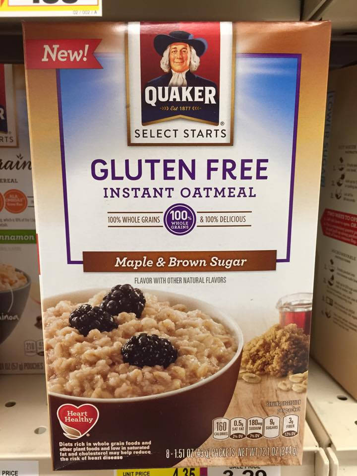 Oats Gluten Free Or Not
 New Quaker Gluten Free Instant Oatmeal Gluten Free Living
