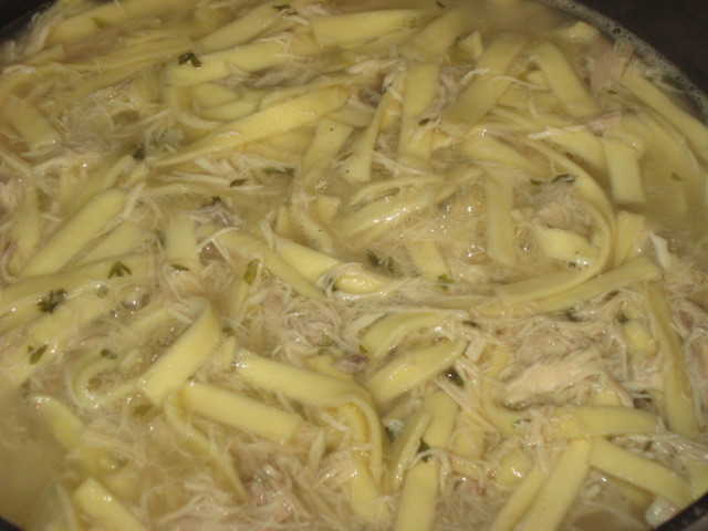 Old Fashioned Chicken And Noodles
 old fashioned chicken and noodles over mashed potatoes