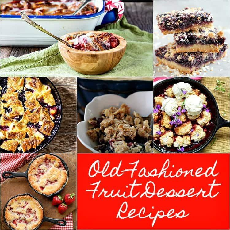 Old Fashioned Desserts
 Old Fashioned Desserts for Your Holiday Picnic or Whenever