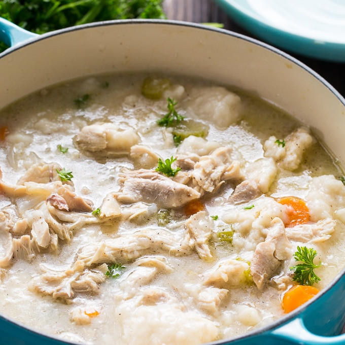 Old Fashioned Southern Chicken And Dumplings Recipe
 Old Fashioned Chicken and Dumplings Spicy Southern Kitchen