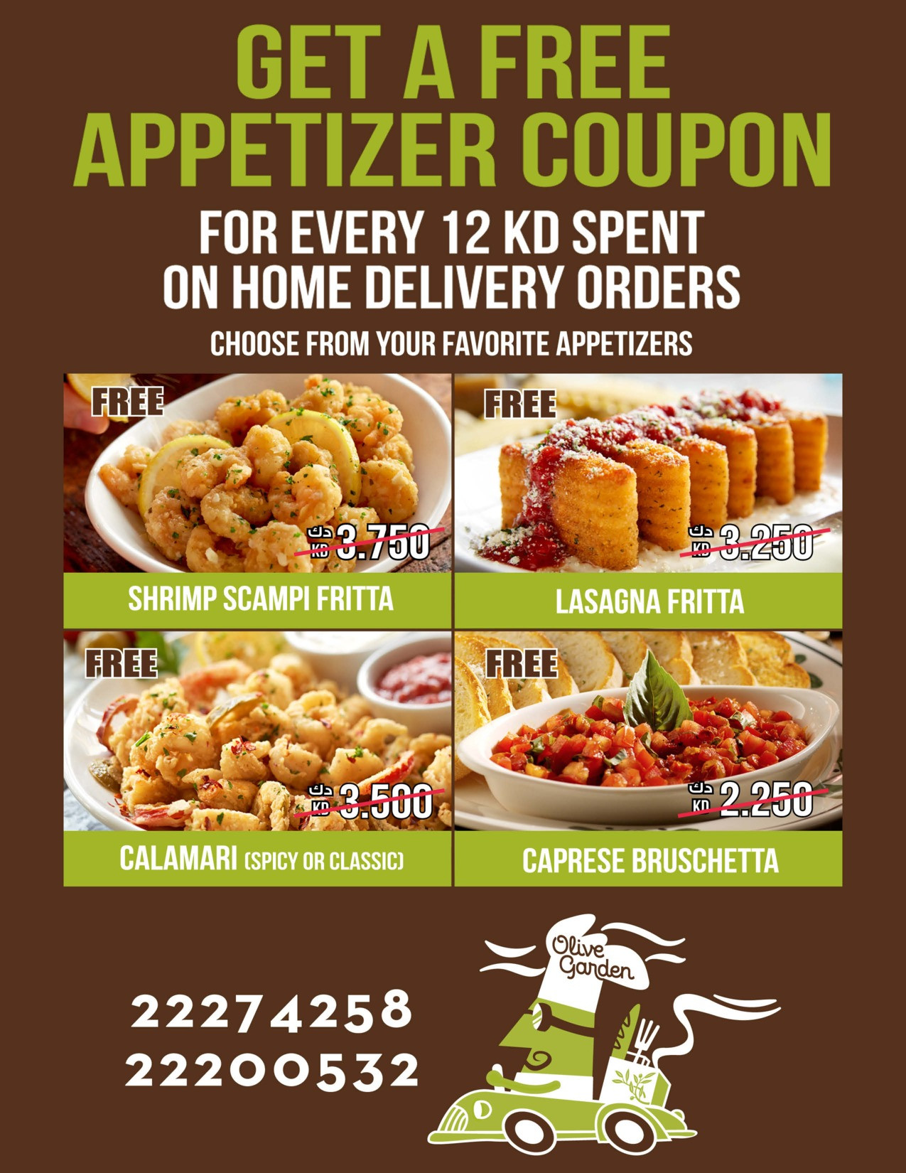 Top 30 Olive Garden Free Appetizer Coupon Best Recipes Ideas and