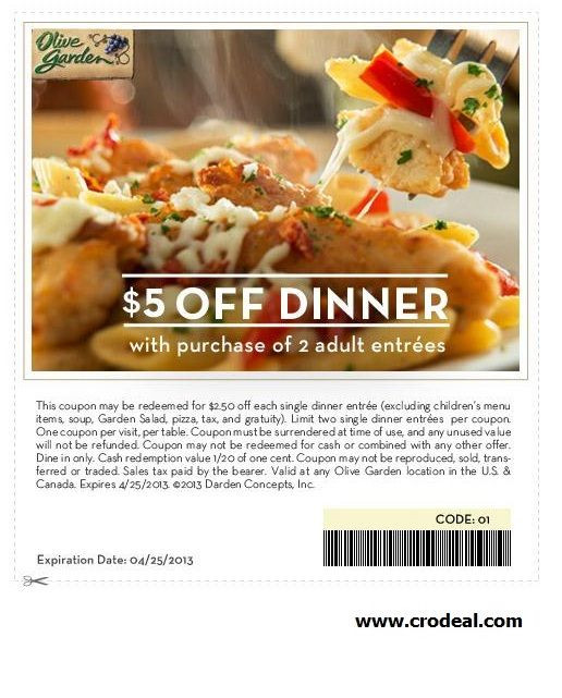 Olive Garden Coupons Printable Free Appetizer Printable Templates