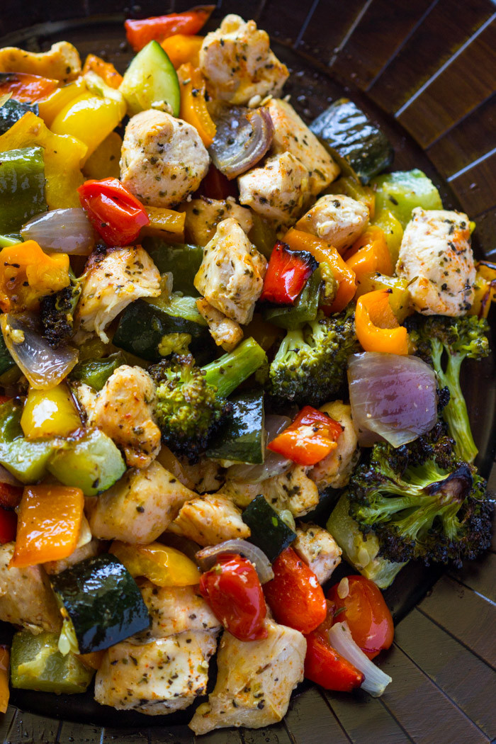 Oven Roasted Chicken And Veggies
 15 Minute Healthy Roasted Chicken and Veggies Video