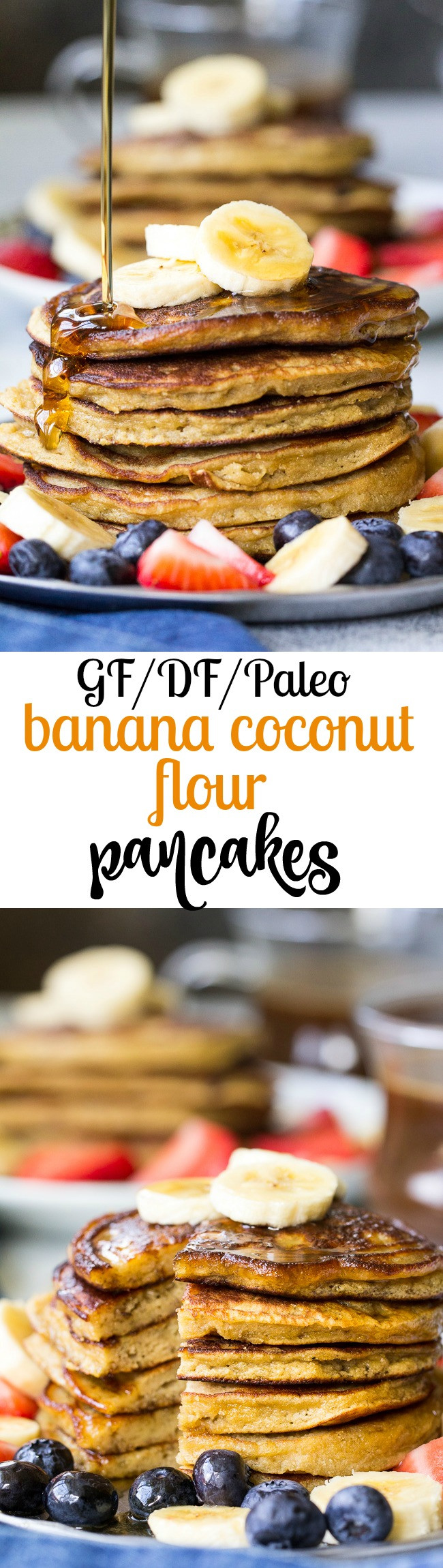 Paleo Banana Pancakes Coconut Flour
 Paleo Banana Coconut Flour Pancakes Grain Free Dairy