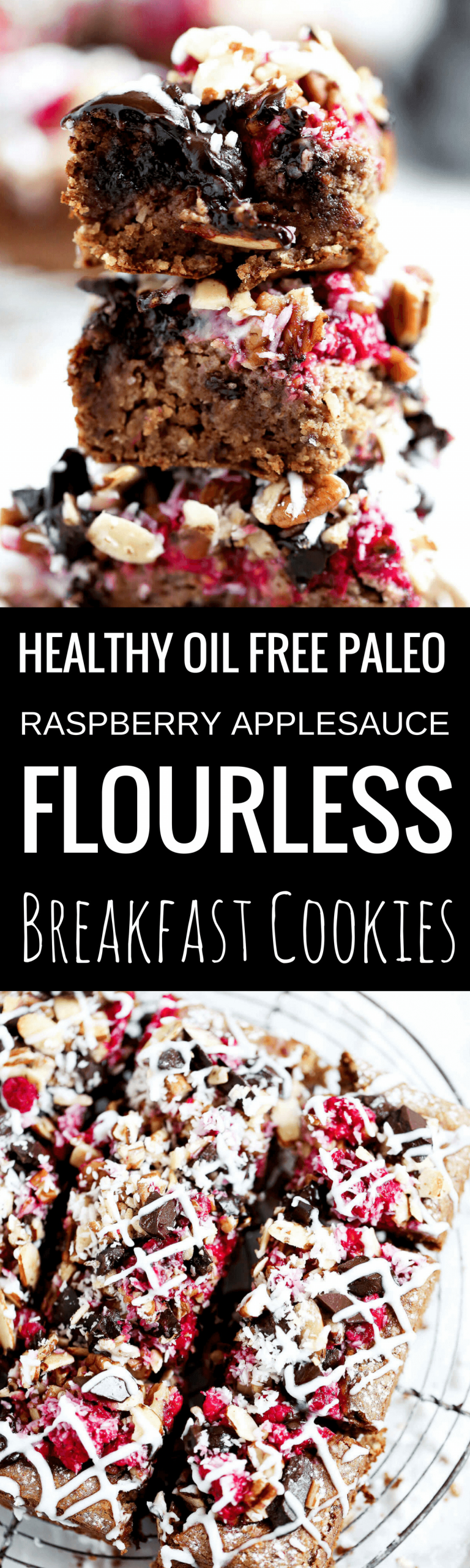 Paleo Breakfast Bar Recipe
 Quick Raspberry Applesauce Paleo Breakfast Bars