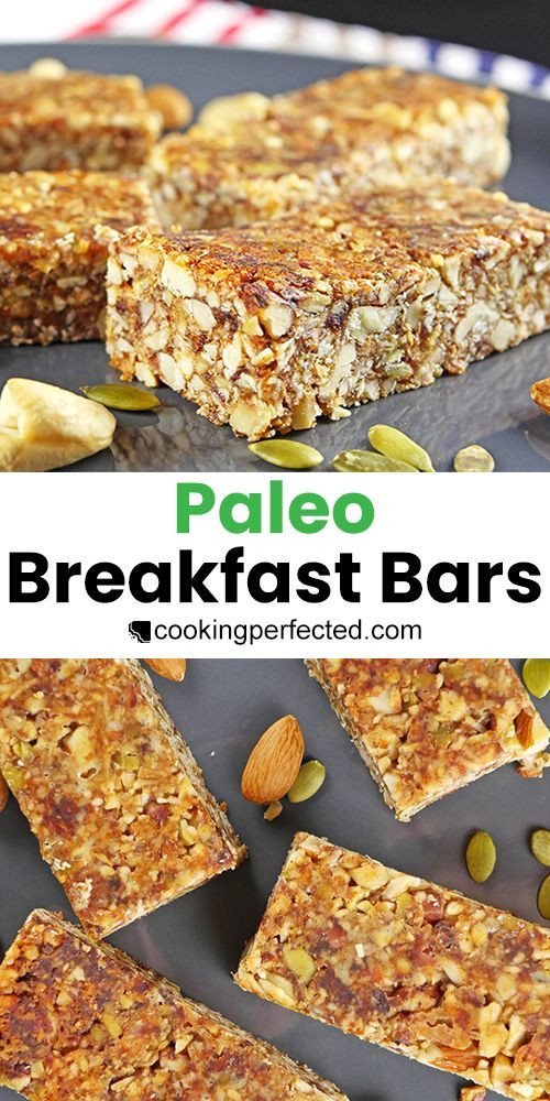 Paleo Breakfast Bar Recipe
 Paleo Breakfast Bars Recipe