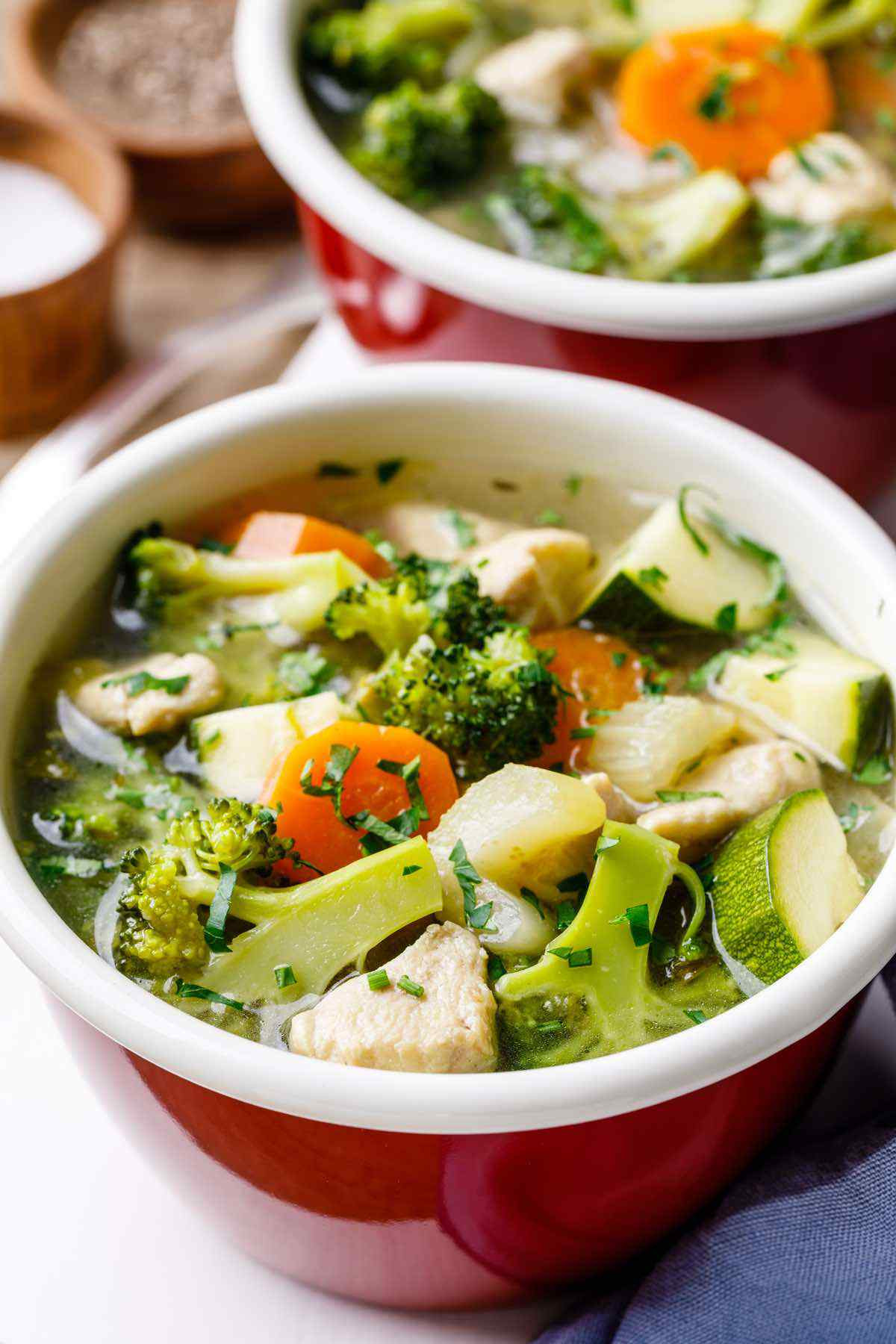 Paleo Chicken Vegetable Soup
 Incredible Instant Pot Paleo Chicken Ve able Soup Try