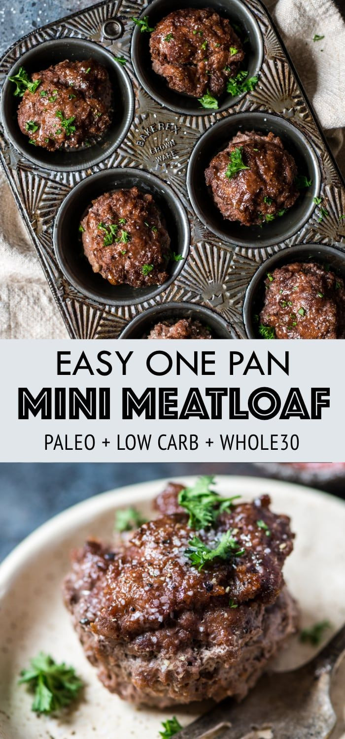 Paleo Mini Meatloaf
 Easy Mini Meatloaf Whole30 Low Carb Paleo