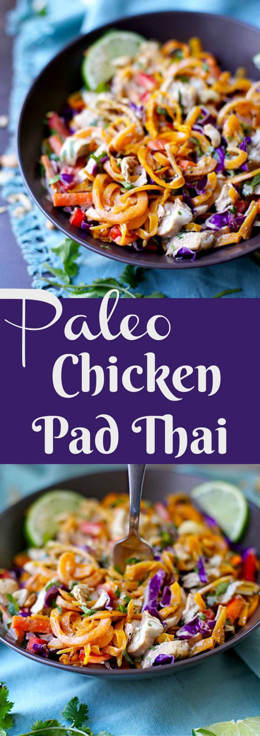Paleo Pad Thai
 Paleo Chicken Pad Thai Wholesomelicious