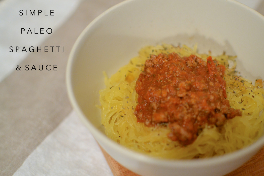 Paleo Spaghetti Sauce
 Simple Spaghetti and Sauce