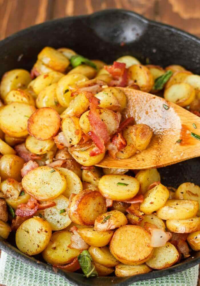 Pan Fried Breakfast Potatoes
 Sweet Potato Hash with Peppers and ions Recipe Julie s