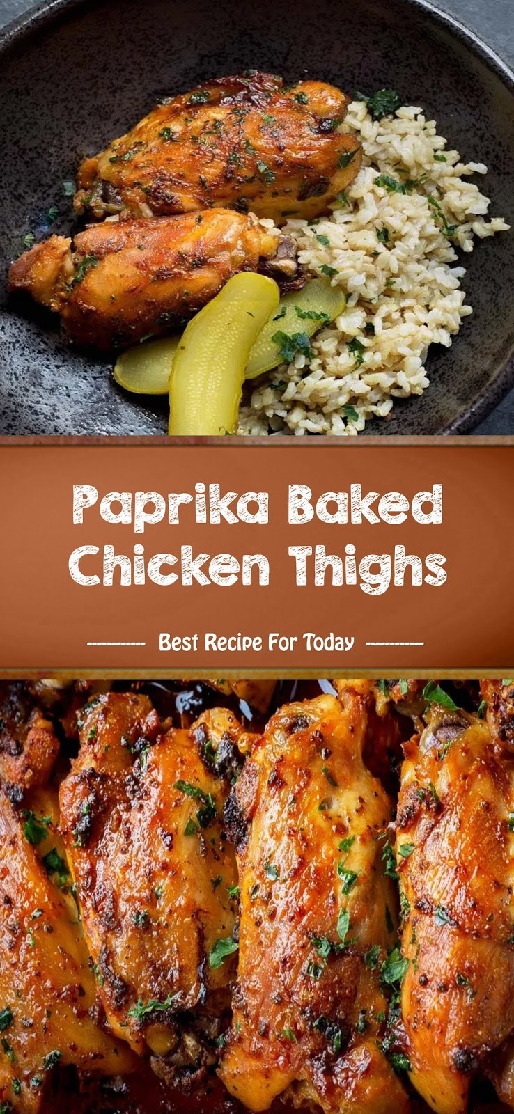 Paprika Chicken Thighs
 Paprika Baked Chicken Thighs Health Tips