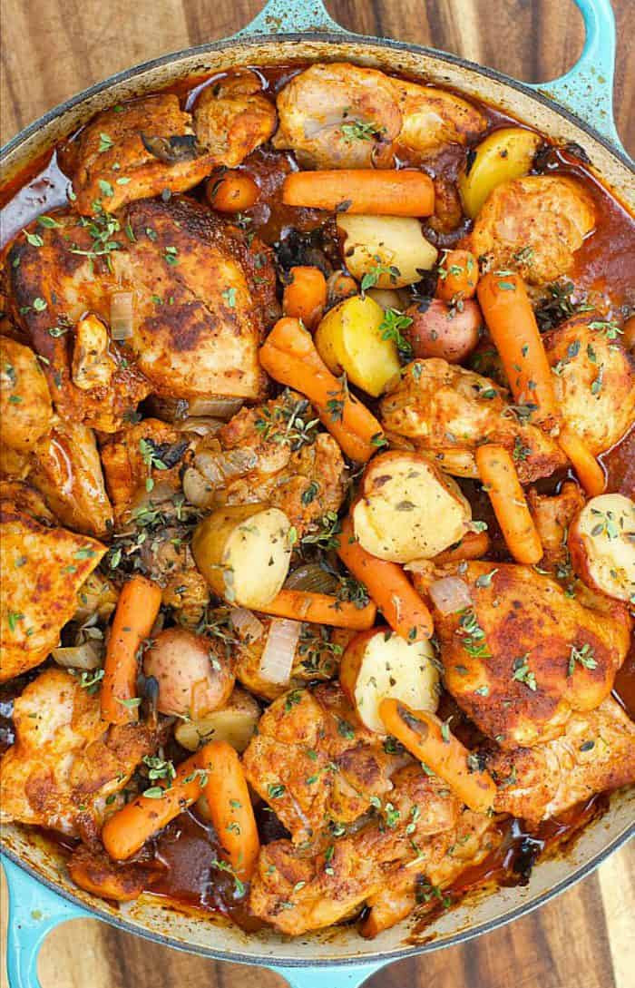 Paprika Chicken Thighs
 e Pot Paprika Chicken Thighs Reluctant Entertainer