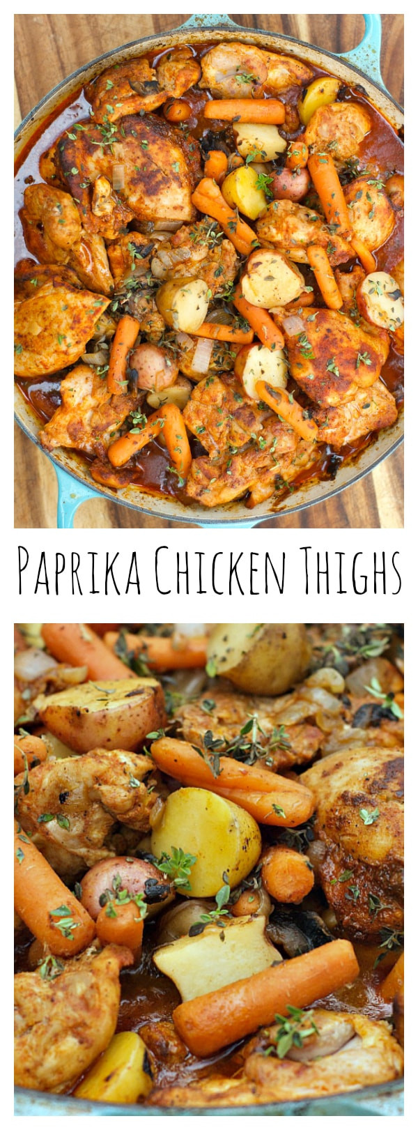 Paprika Chicken Thighs
 e Pot Paprika Chicken Thighs