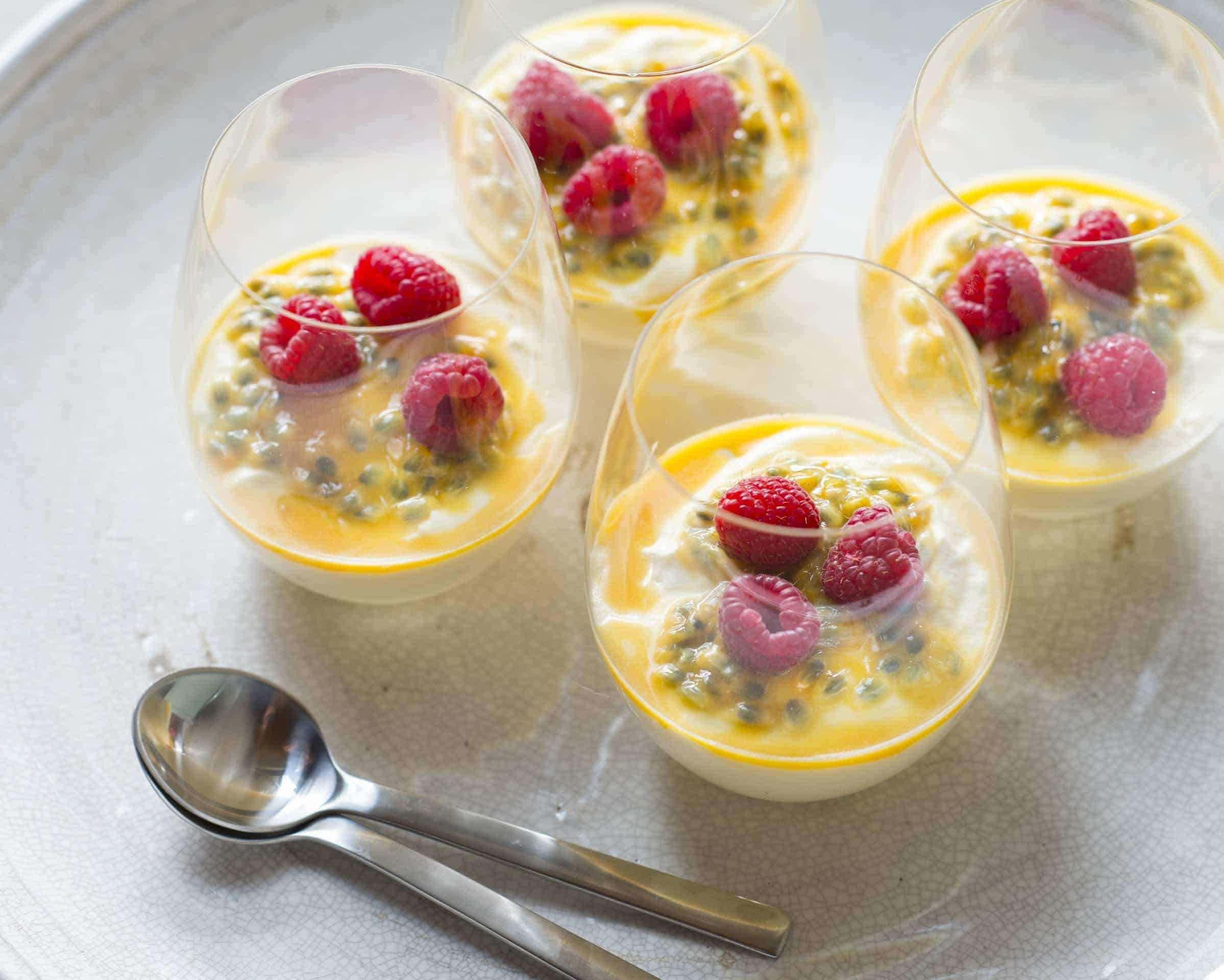Passion Fruit Desserts
 White Chocolate and Passionfruit Mousse Monday Morning