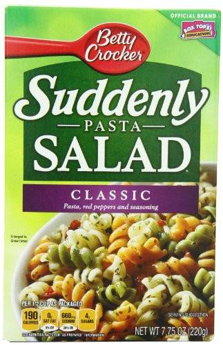 Pasta Salad Boxed
 Suddenly Pasta Salad Classic 7 75 Ounce Boxes Pack of