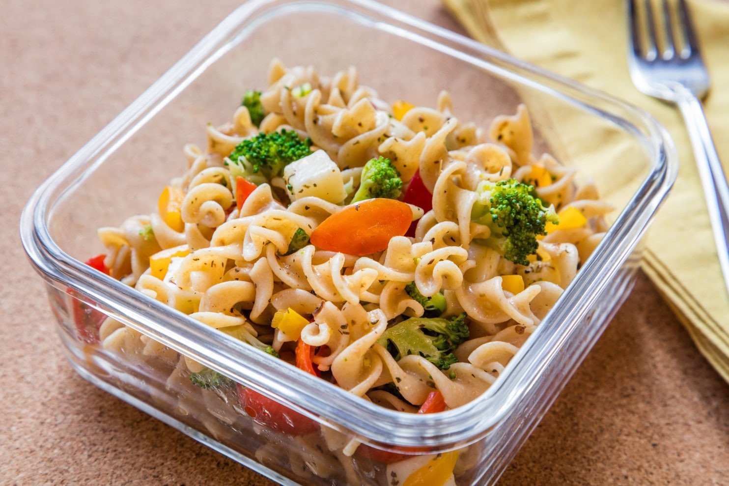 Pasta Salad Boxed
 This pasta salad has touches that make it ideal for a