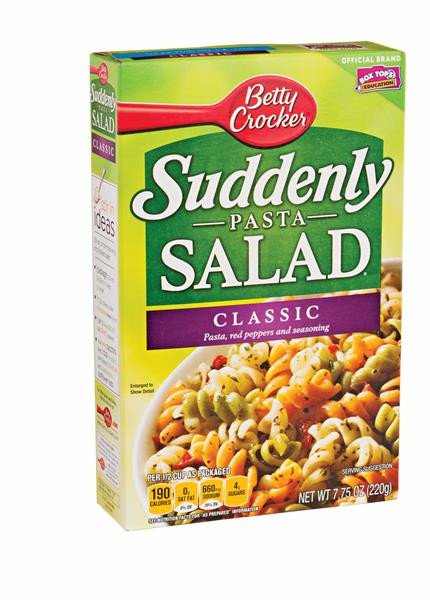 Pasta Salad Boxed
 Betty Crocker Suddenly Pasta Salad Classic Pasta Salad